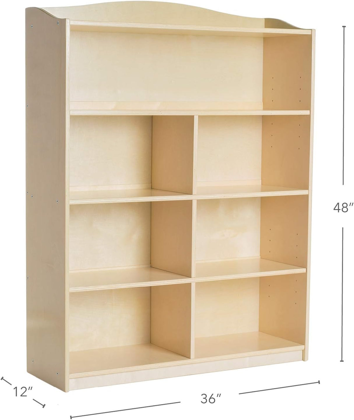5-Shelf Wooden Storage Bookcase G51401