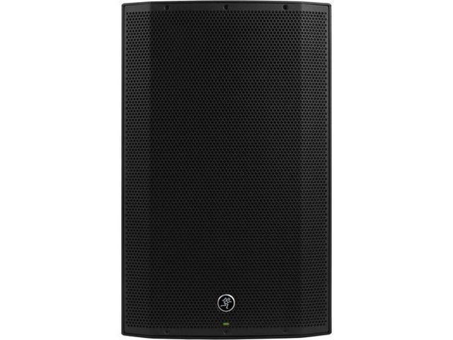 1300W 15 inch Powered Loudspeaker Pair with Speaker Stand and XLR-XLR Cable F989335