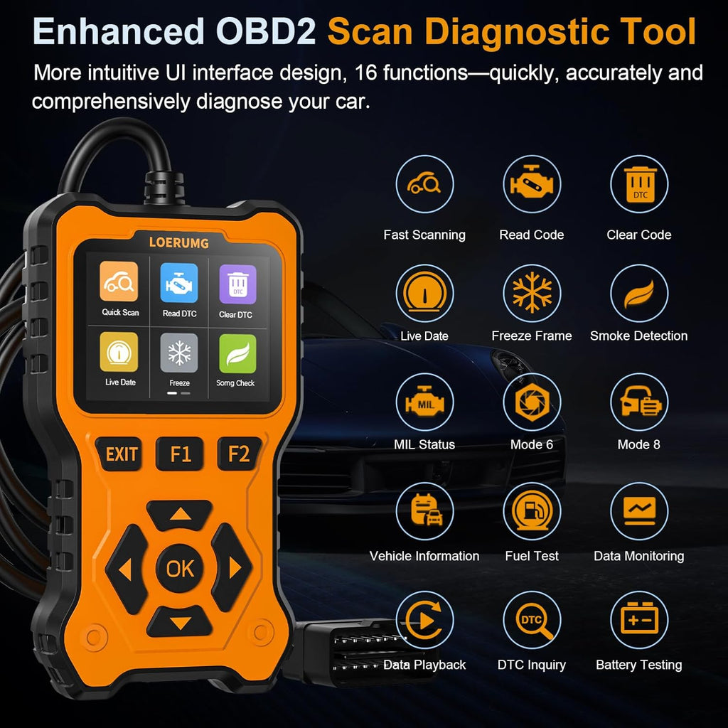 OBD2 Scanner Diagnostic Tool X829