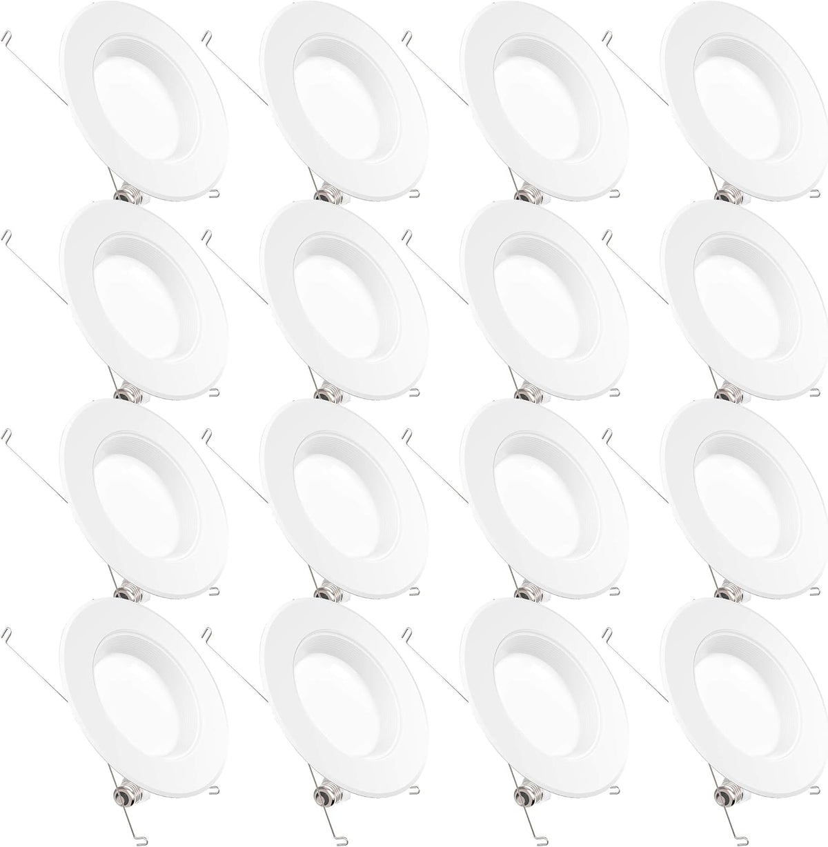 16 Pack 4 Inch LED Recessed Lighting Retrofit Conversion Kit U295422