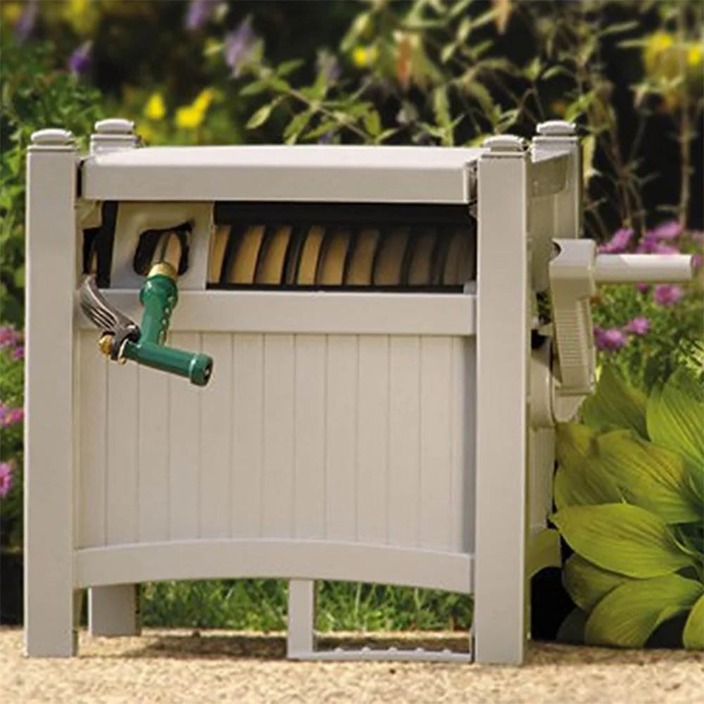 Taupe Garden Hose Reel Hideaway (3 Pack) L8178