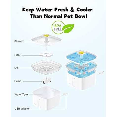 2.8L Automatic Pet Water Fountain Q3381