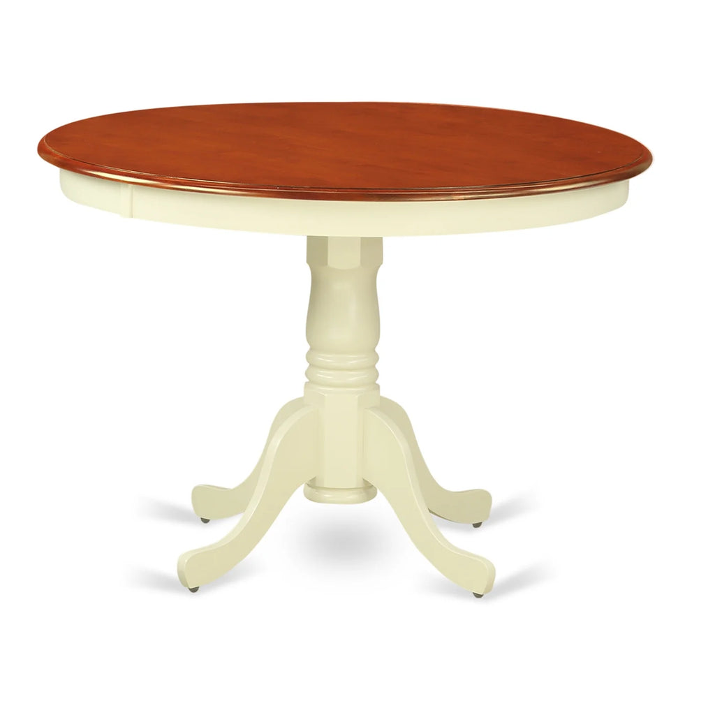 3 Pc Kitchen Table Set with 2 Wood Seat Dining Chairs B699192