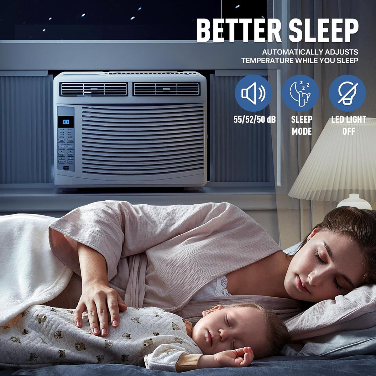 6000 BTU 115V Smart Window AC V422873