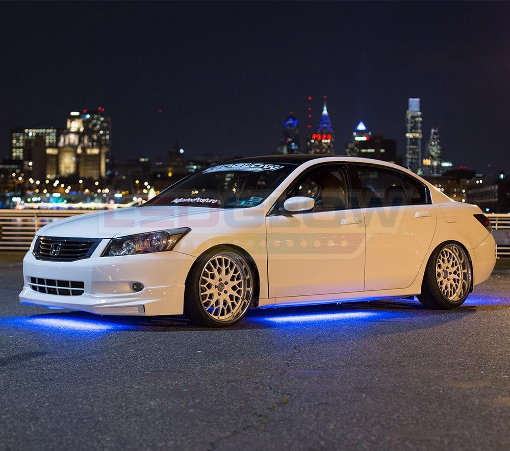 Blue Slimline LED Underbody Lighting Kit for Cars W542