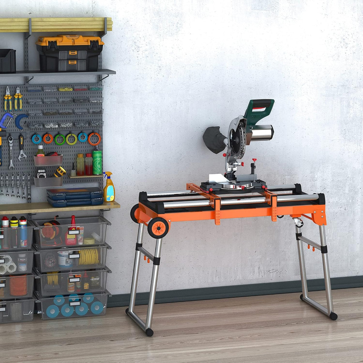 5-in-1 Folding Work Bench with Adjustable Legs S54500