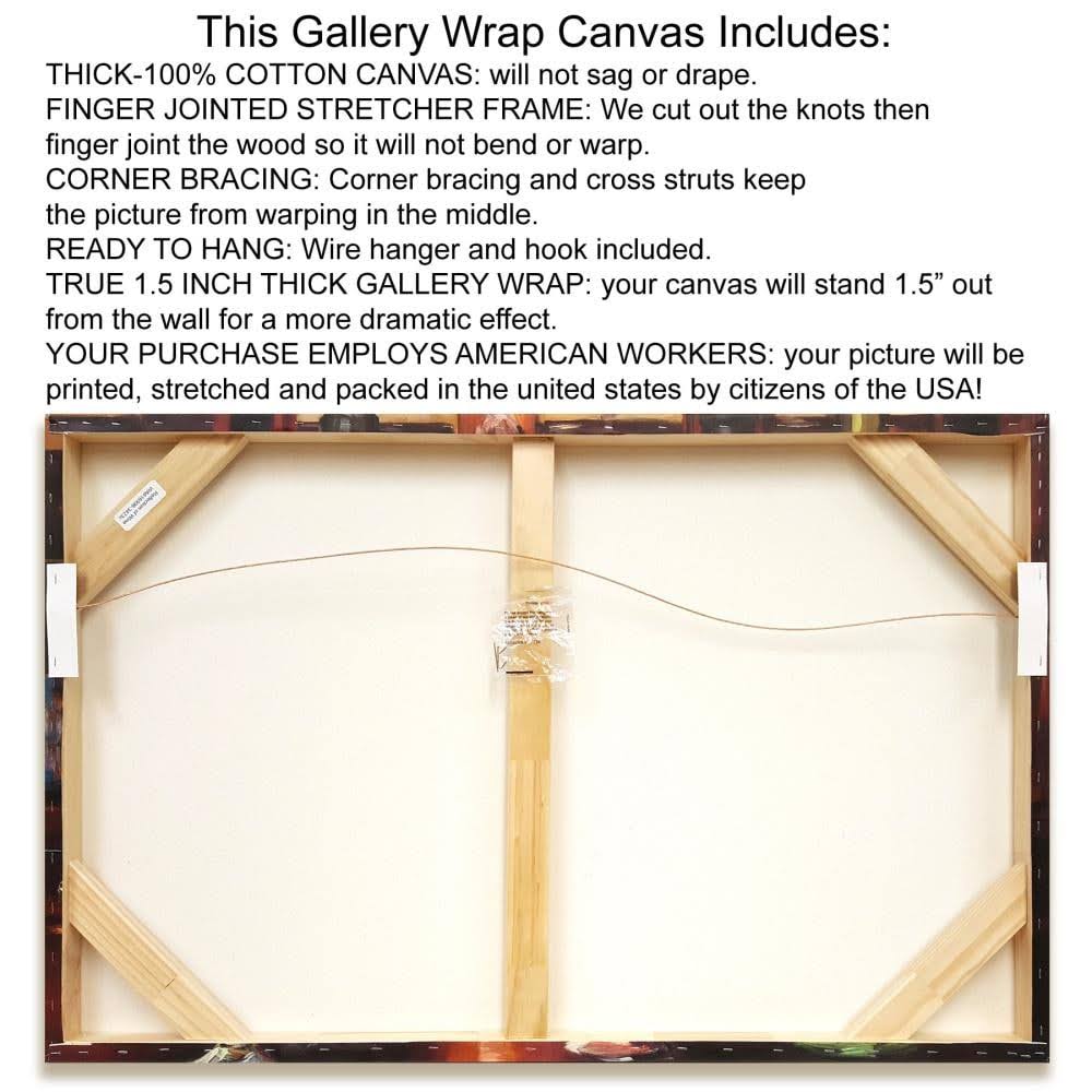 Wine Giclee Print on Gallery Wrap Canvas K622