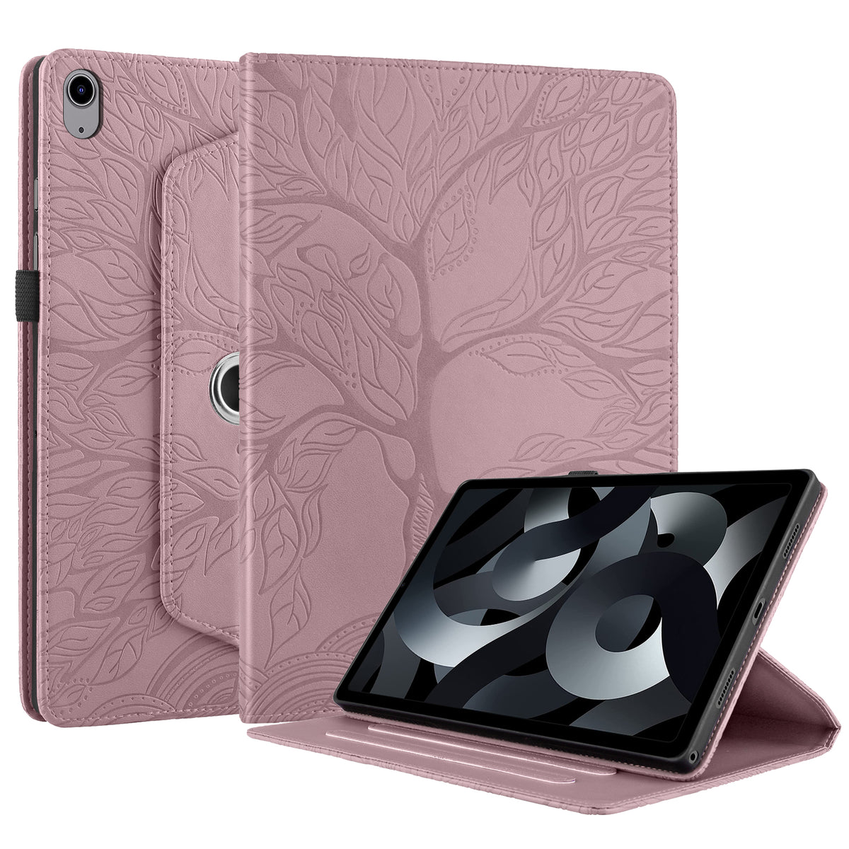 Rosegold PU Leather Folio Case for iPad 10.9" 2022 D77278