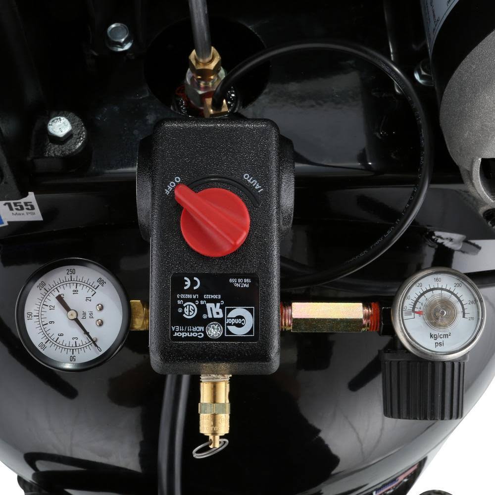 30 gal 1.9 HP Oil Lubricated Wheeled Electric Air Compressor W255