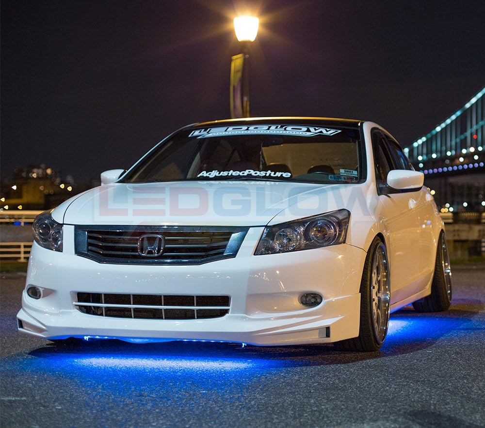 Blue Slimline LED Underbody Lighting Kit for Cars W542