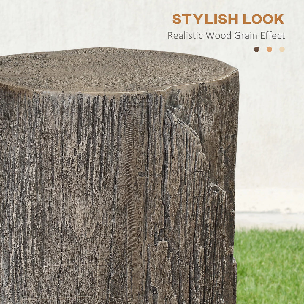 Gray Concrete Side Table, Set of 2 D548421