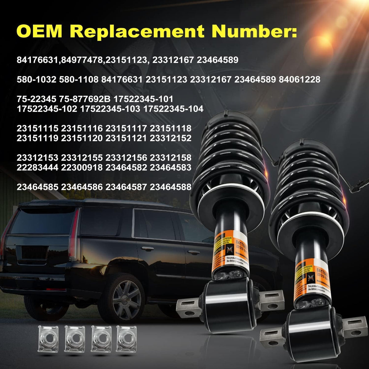 Front Shock Assembly with Magnetic Control M554