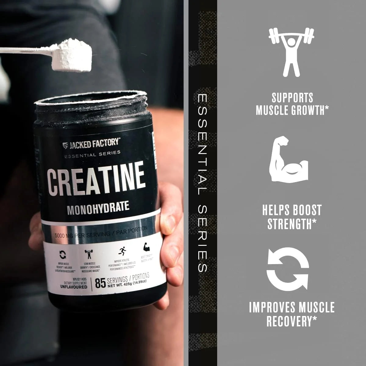 Creatine Monohydrate Unflavored 14.99 oz K799
