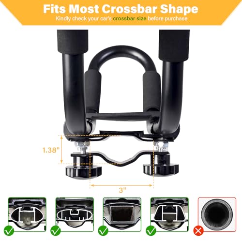 Kayak Roof Rack J-Bar Carrier Set of 4 K142