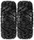 25x10-12 ATV UTV Tubeless 6PR Tires Set of 2 D65570
