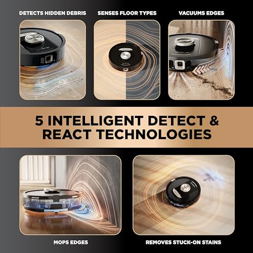 Robot Vacuum & Mop Combo, Self-Emptying, Self-Refill C475