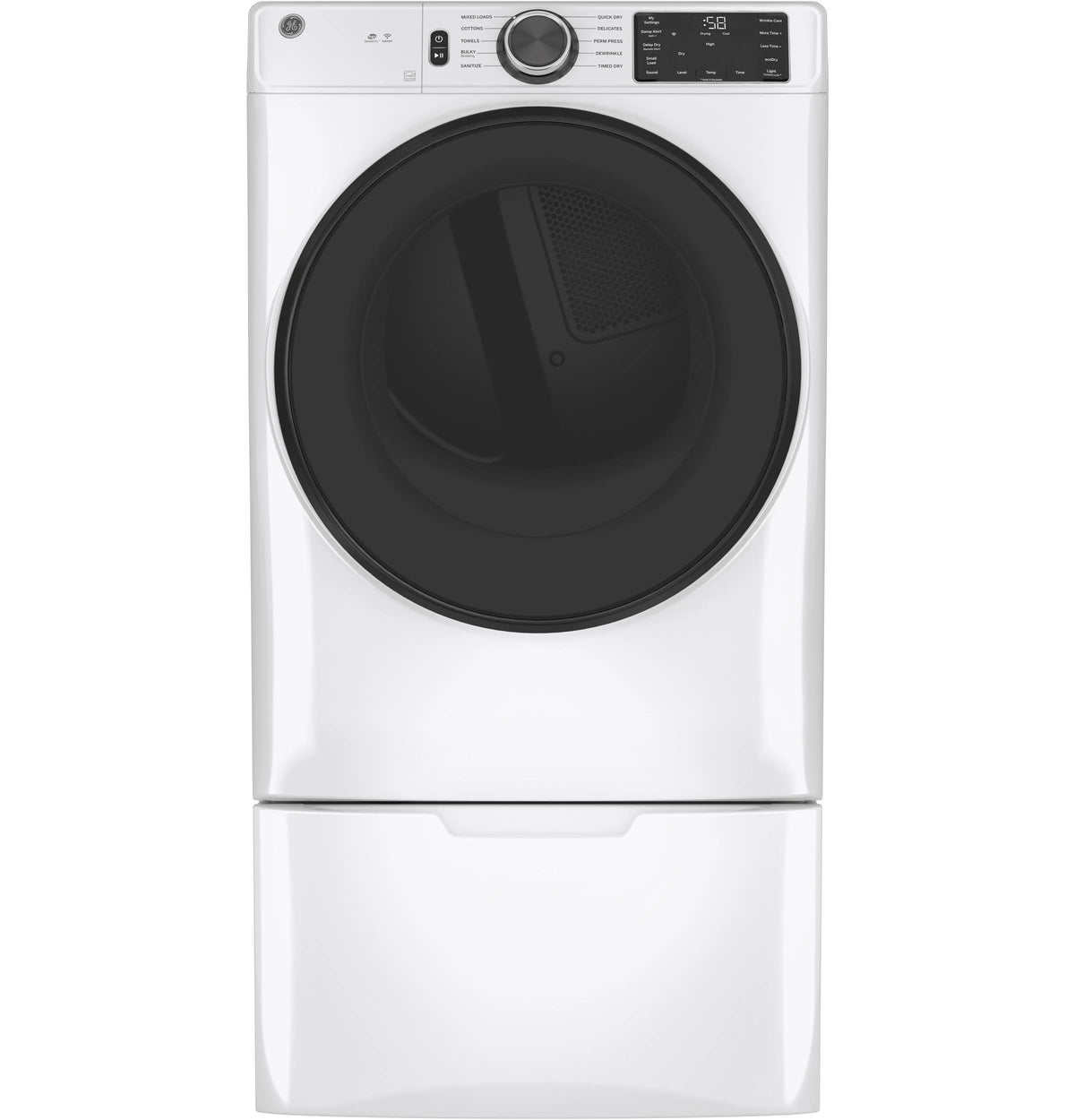 7.8 cu. ft. Smart Front Load Electric Dryer with Sanitize Cycle H830068