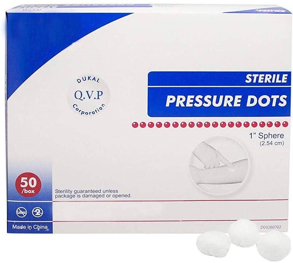Sterile Non-Woven Gauze Spheres, Case of 500, White, Single Use O810689