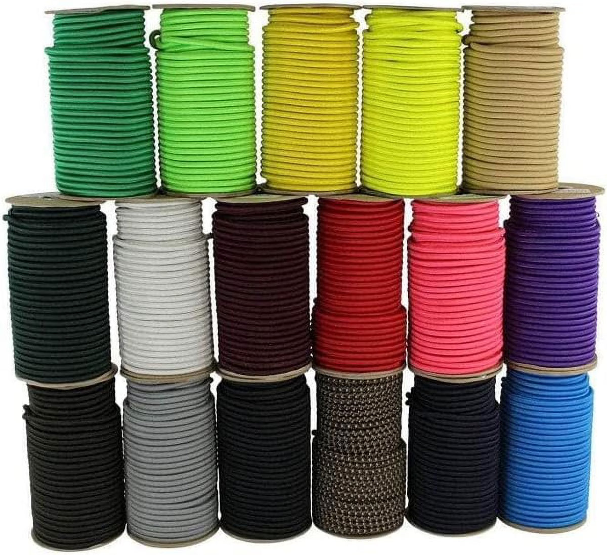 1/8" x 100ft Royal Blue Dacron Polyester Bungee Cord Z638235