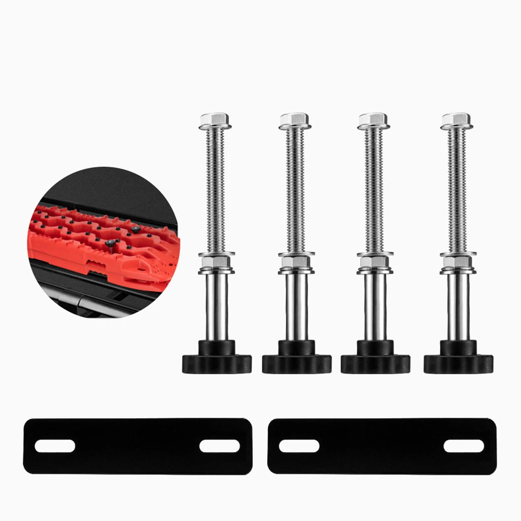 Recovery Board Mount Tracks Car Van Mounting Fitting Set Roof Rack Accessories T5495