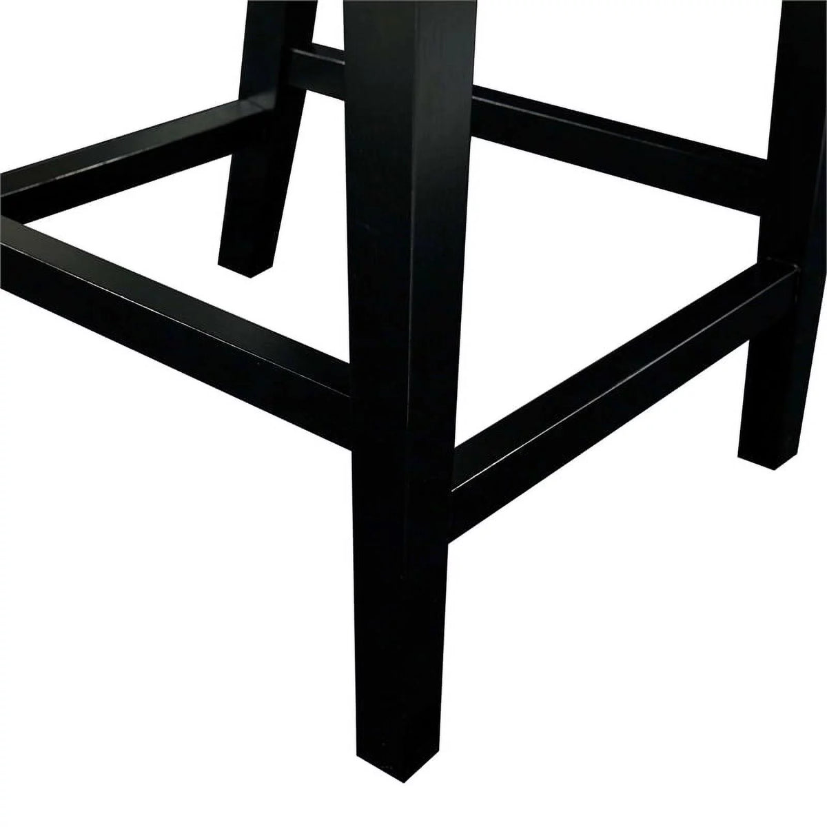 2 Piece Cow Print Wood Counter Stool Set T1133