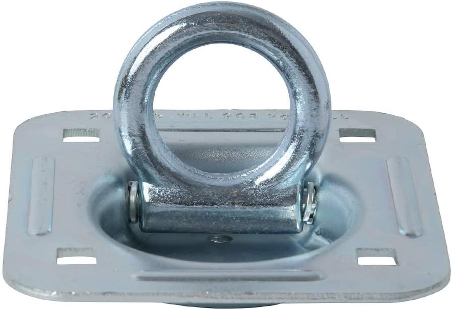 Square Trailer Cargo Tie-Down Anchors with Mounting Hardware J61783