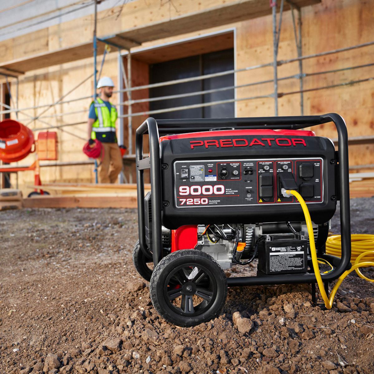 9000 Watt Gas-Powered Portable Generator W327019