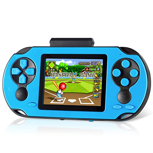 Blue Handheld Game with 230 Preloaded Games C8017