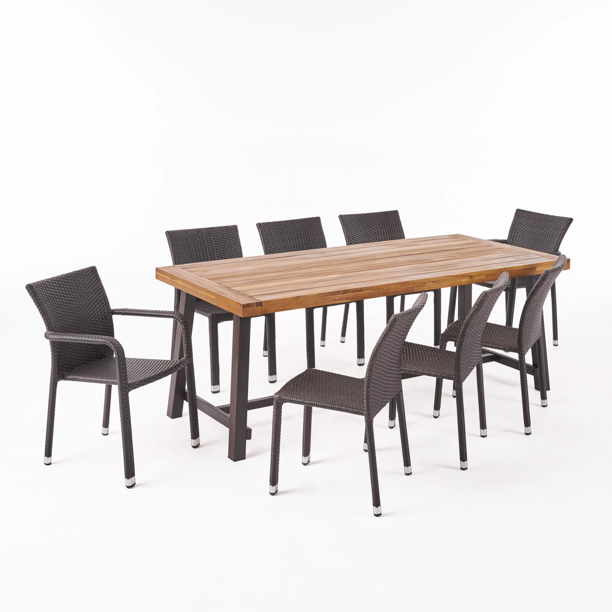9 Piece Wooden Patio Dining Set G8699