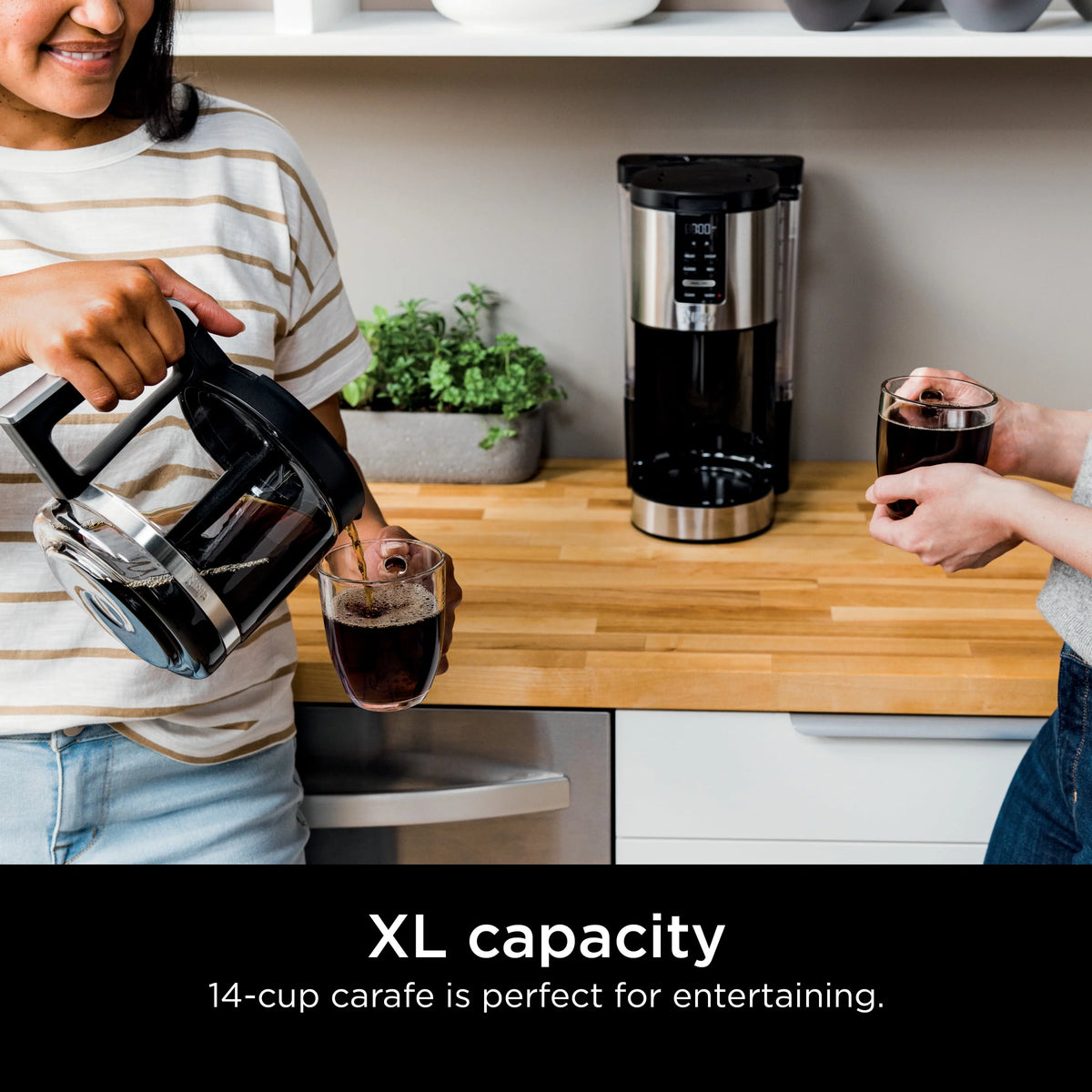14-Cup Programmable Coffee Maker with Glass Carafe C854687