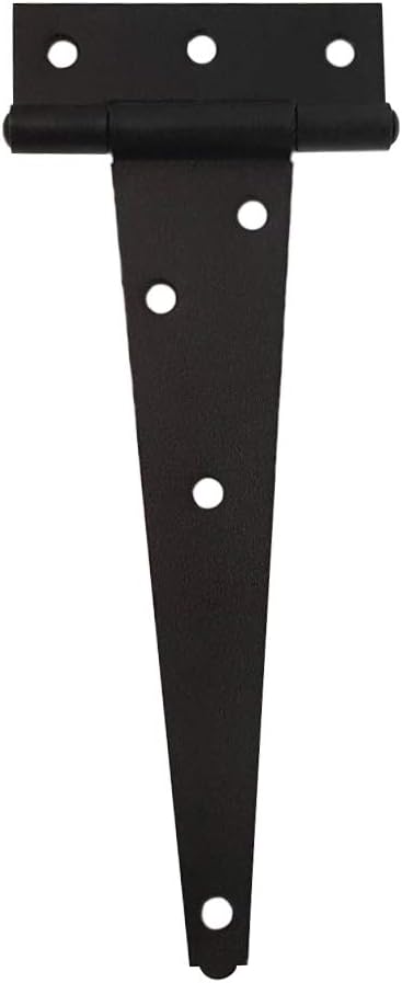 12” Steel Tee Hinge Matte Black 6 Pack K191910