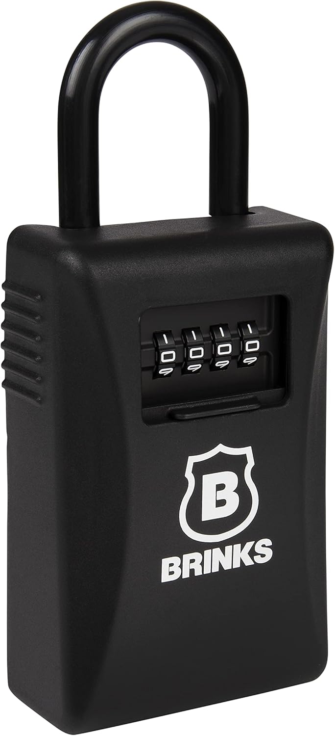 Combination Lock Box with Hardened Steel Shackle Pack of 2 L7688