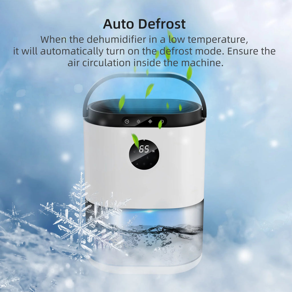 77.5oz Portable Dehumidifier with Timer & Defrost Function F7373