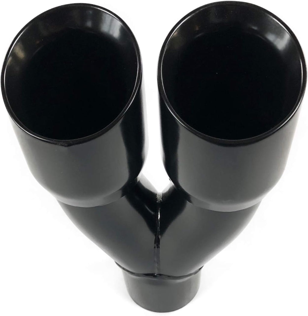 Black Stainless Steel Double Wall Exhaust Tip Pack of 2 W644814
