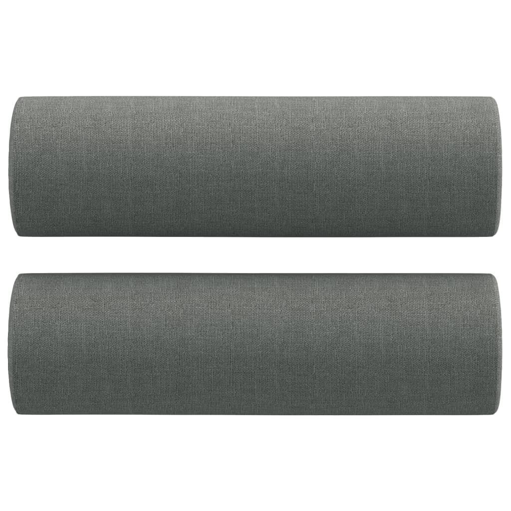3 Piece Dark Gray Fabric Sofa Set Z51499