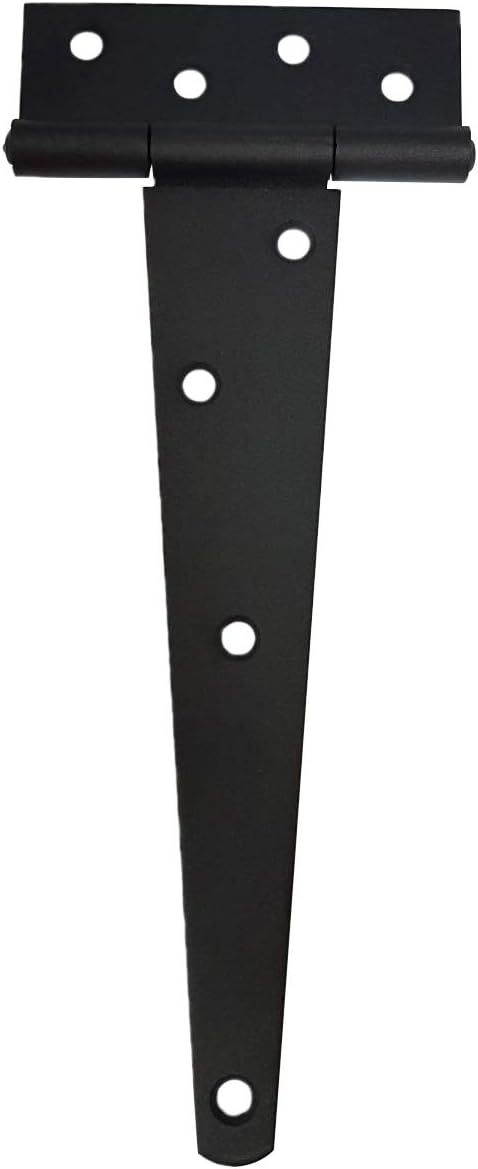 12” Steel Tee Hinge Matte Black 6 Pack K191910