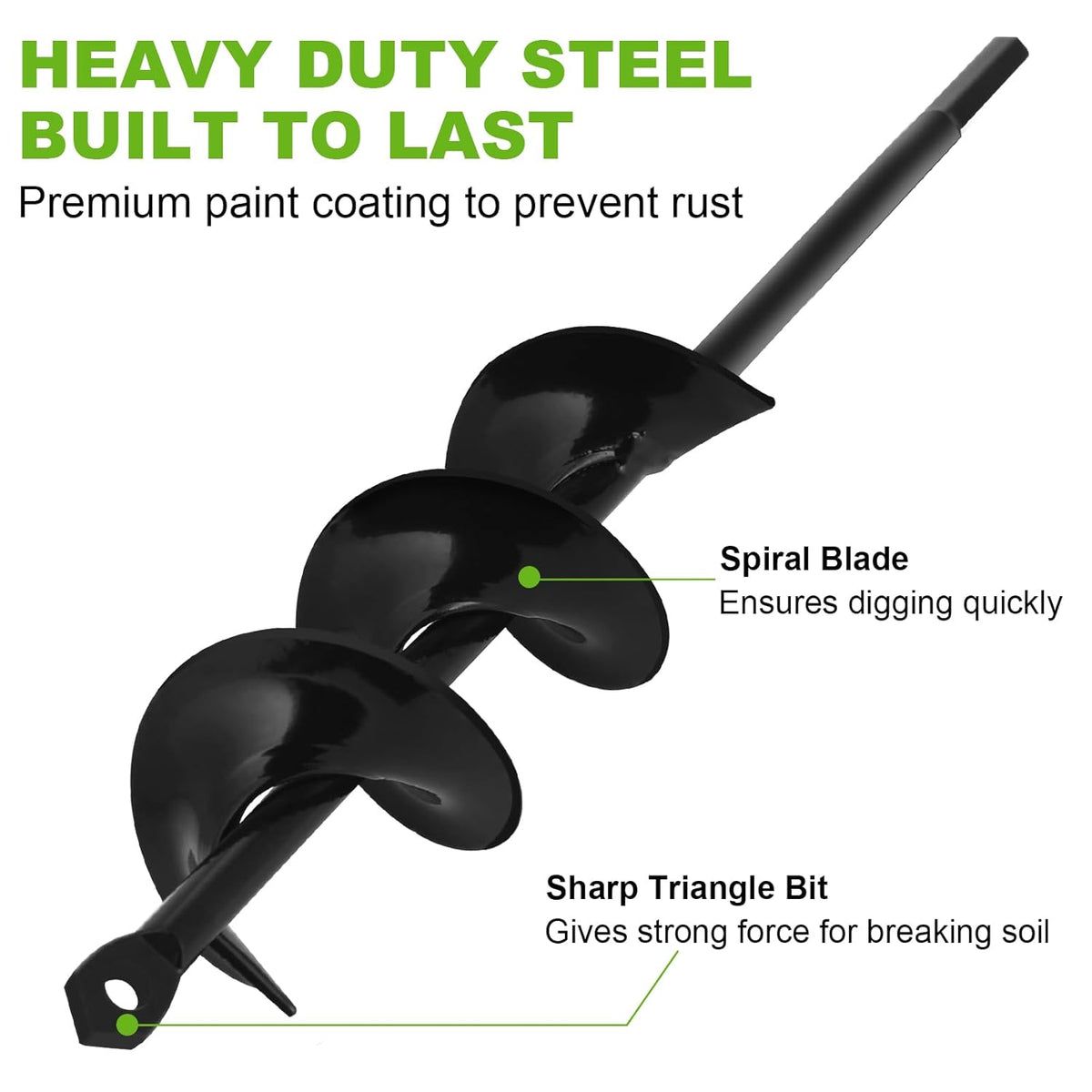 2 x 14.6 Inch Garden Auger Drill Bit K533