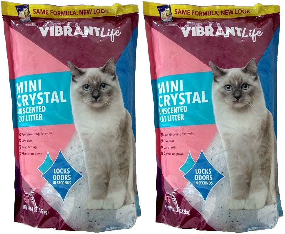 4-Pound Unscented Silica Gel Cat Litter G190653
