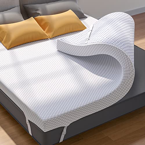 3 Inch Gel Memory Foam Mattress Topper Queen N41600