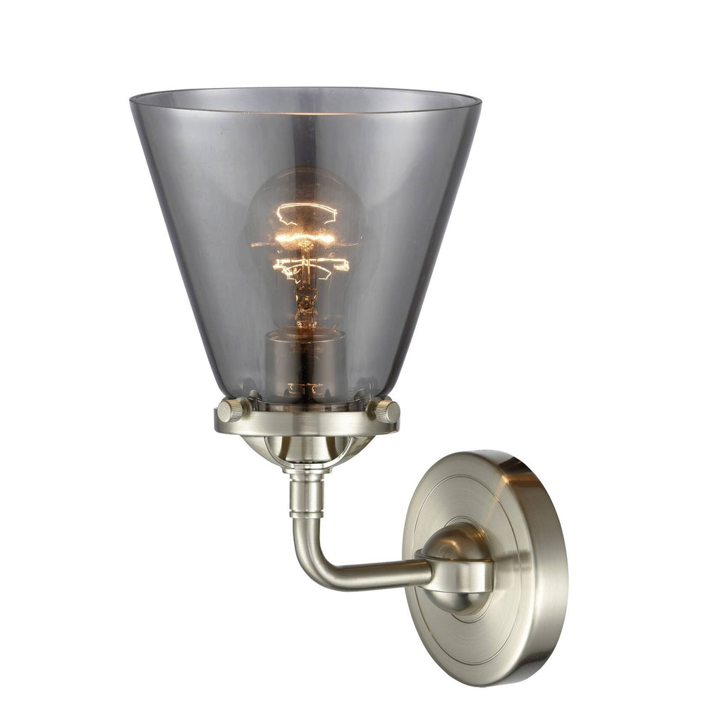 Black Antique Brass Small Cone 1 Light Sconce M7378