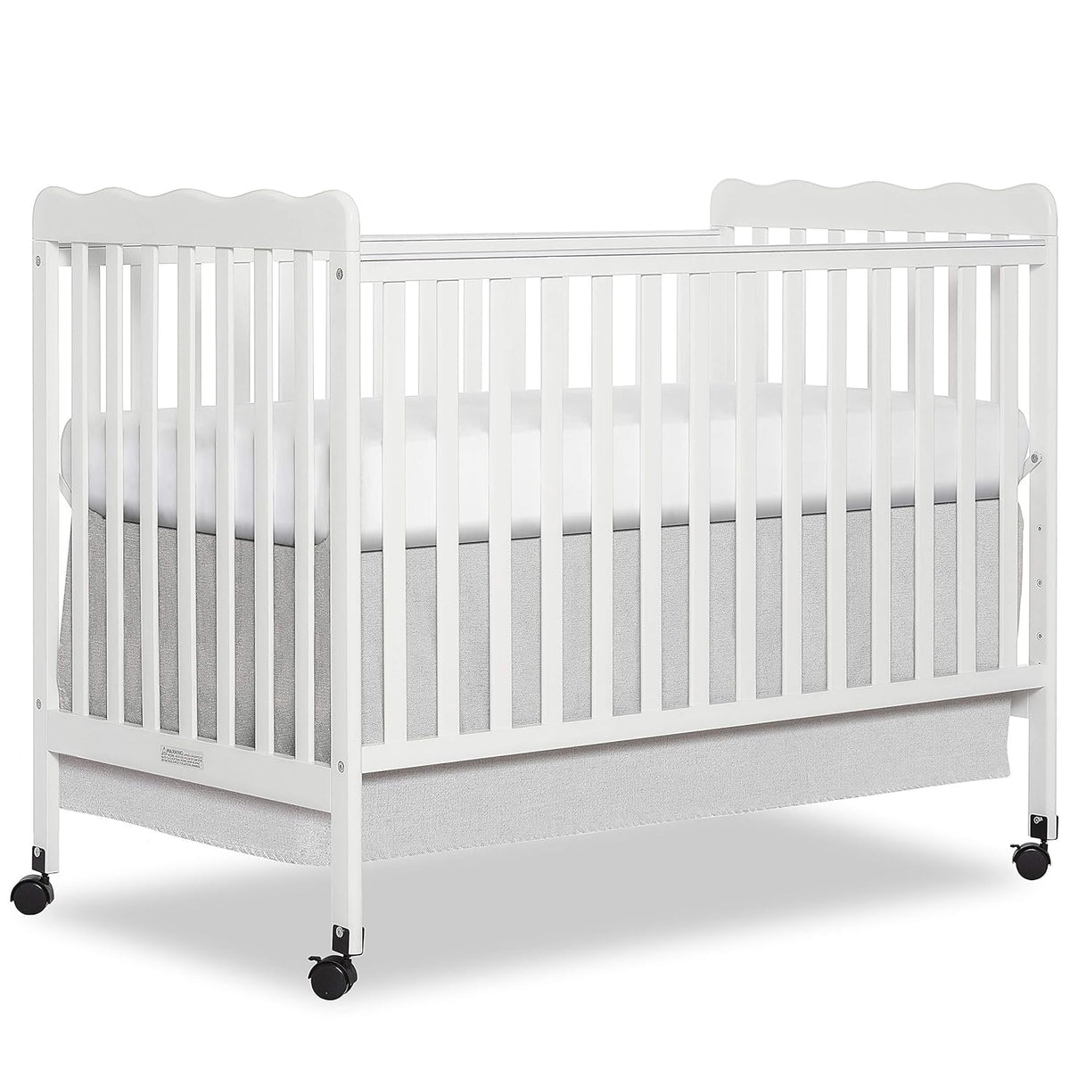 2-in-1 Convertible Crib in Natural, Full, 54x31x40 Inch D342941
