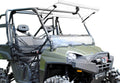 Scratch Resistant Flip Windshield for Polaris Ranger 570 Full-Size / Crew, 1/4" Thick Polycarbonate W45997
