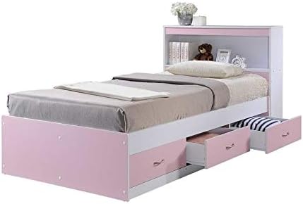 Twin Captain Storage Bed with 3 Drawers in Black G133