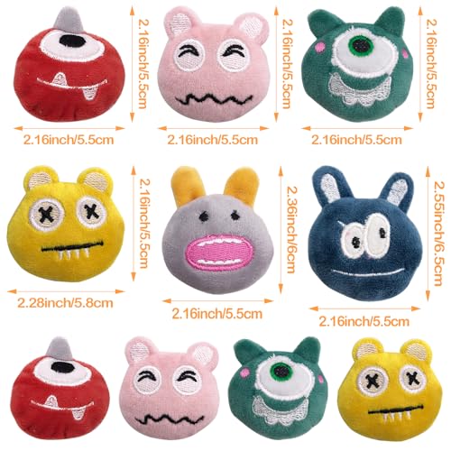 10 Pcs Christmas Catnip Plush Cat Toys T176
