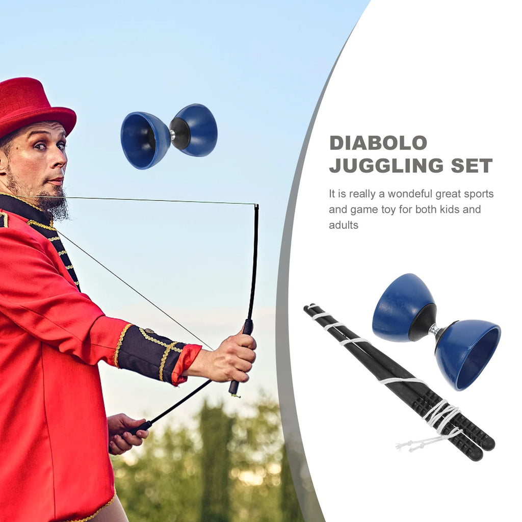Diabolo Juggling Toy with Hand Sticks J5418