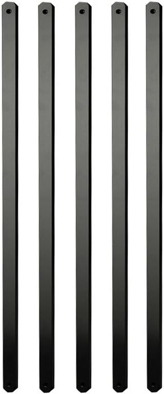 Black Aluminum Flat Baluster 15 Pack E51343