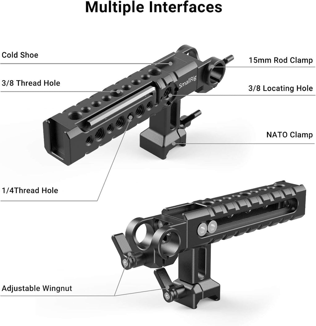 NATO Top Handle with 15mm Rod Clamp L9918