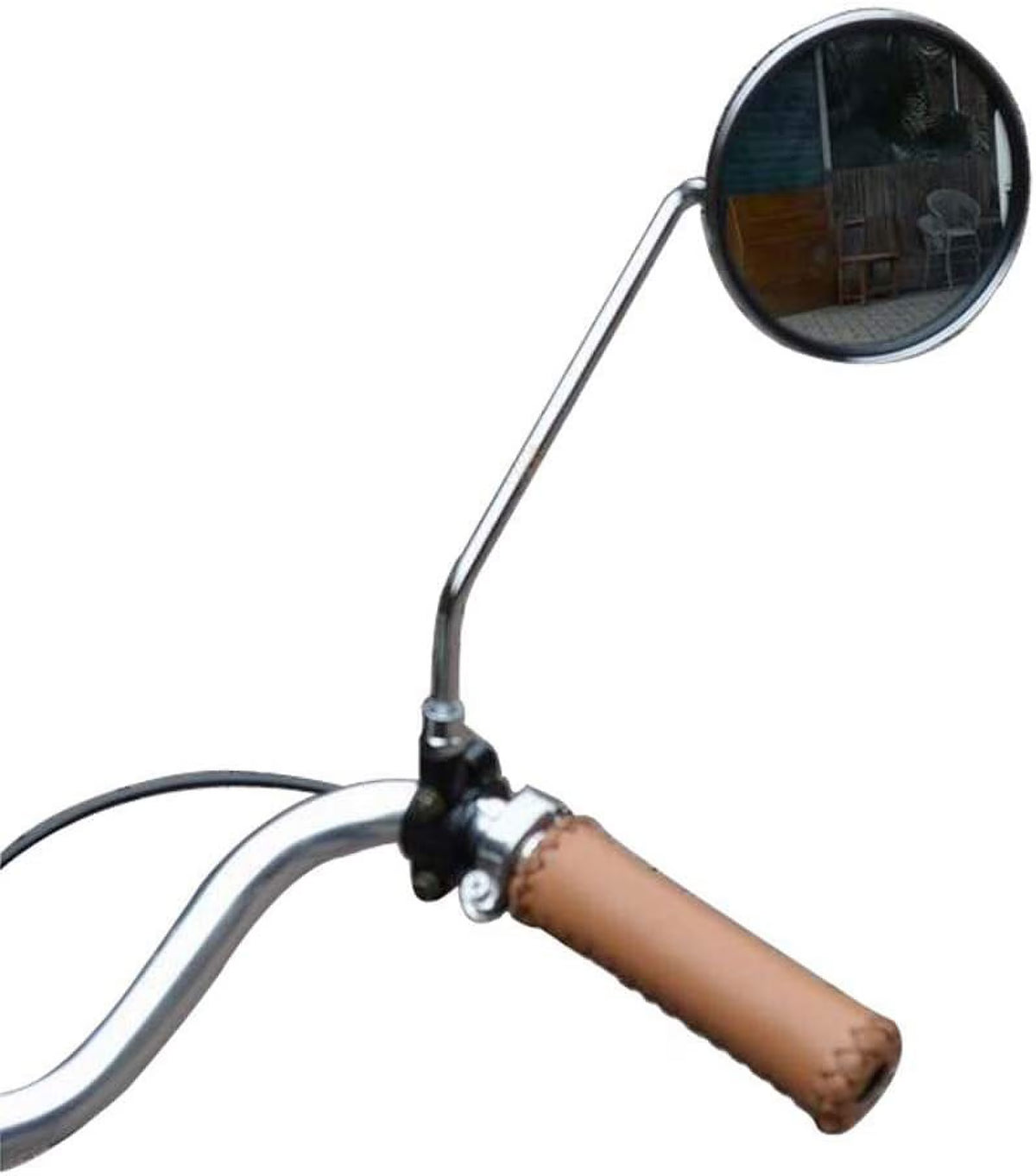 Vintage Bicycle Metal Side Mirror Stainless Steel Frame B814