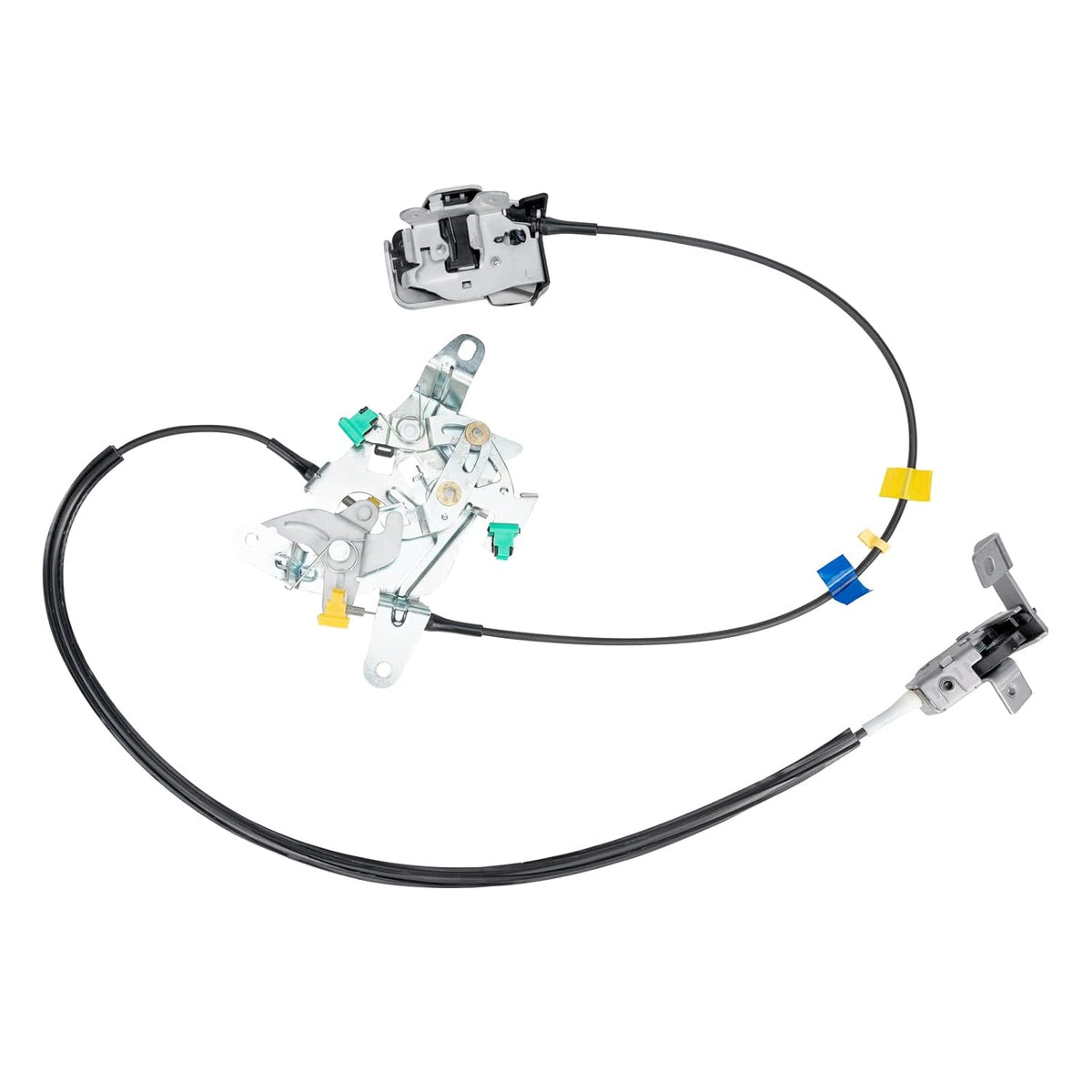 Left Driver Side Rear Door Lock Latch Cable Assembly Set for Ford F250 F350 F450 F550 Super Duty Extended Cab 1999-2007 Pack of 2 M93457