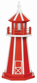 Cardinal Red and White Hybrid Lighthouse B580